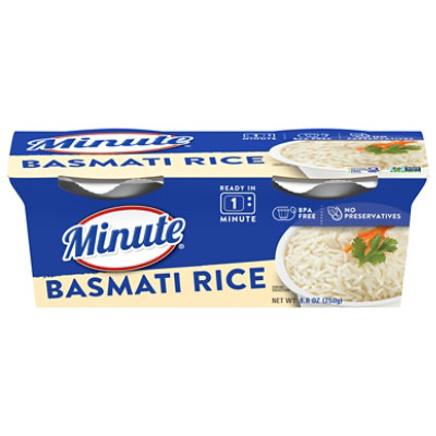 Minute Basmati Rice Ready to Serve In Cup 2 Count - 8.8 Oz - Image 1