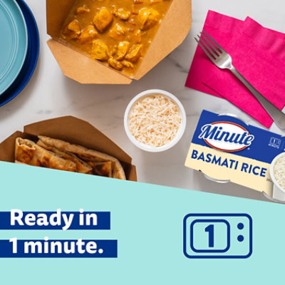 Minute Basmati Rice Ready to Serve In Cup 2 Count - 8.8 Oz - Image 3