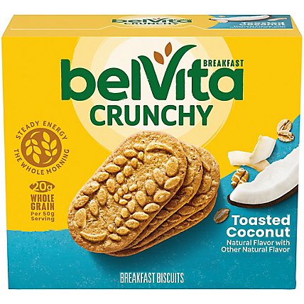 belVita Breakfast Biscuits Toasted Coconut - 5-1.76 Oz - Image 2