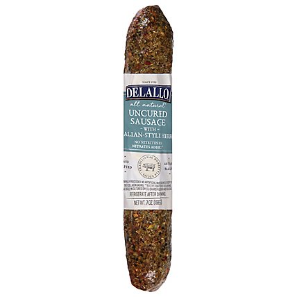 Delallo Dry Sausage Italian Herb - 7 Oz - Image 1