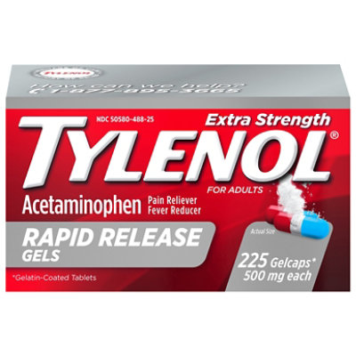 Tylenol Es Rap Rel Gel - 225 Count - Image 3