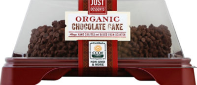 Just Desserts Cake 6 inch Organic Chocolate - Each - Image 1