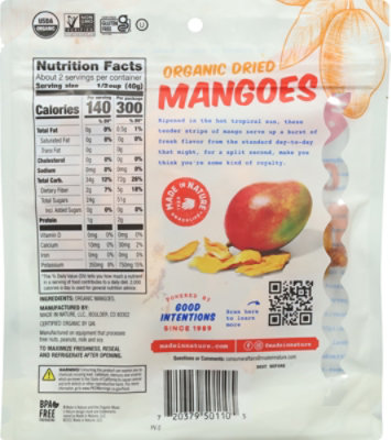Made In Nature Organic Dried Mangoes - 3 Oz. - Image 6