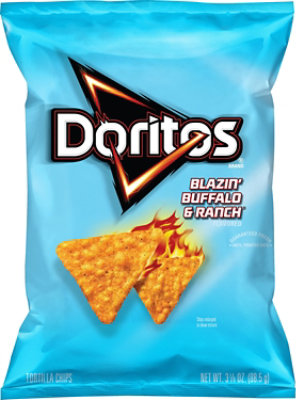 Doritos Tortilla Chips Blazin Buffalo Ranch - 3.125 Oz - Image 2