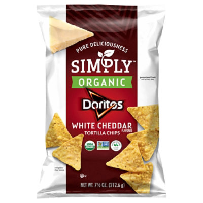 Doritos Simply Organic Tortilla Chips White Cheddar - 7.5 Oz - Image 3