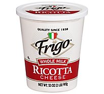 Frigo Cheese Ricotta Whole Milk - 32 Oz