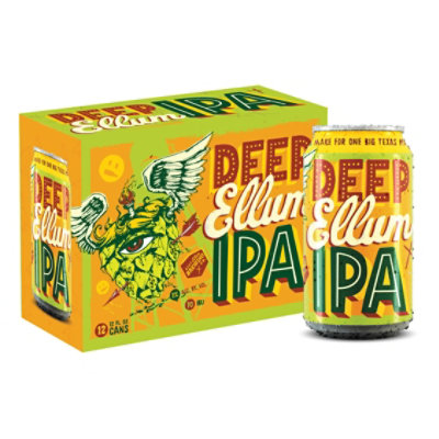 Deep Ellum IPA In Cans - 12-12 Oz - Image 1