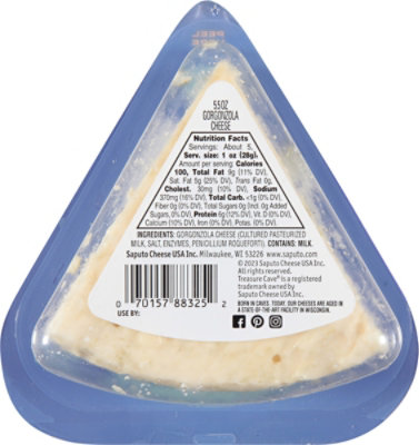 Treasure Cave Gorgonzola Wedge Cheese - 5.50 Oz - Image 6