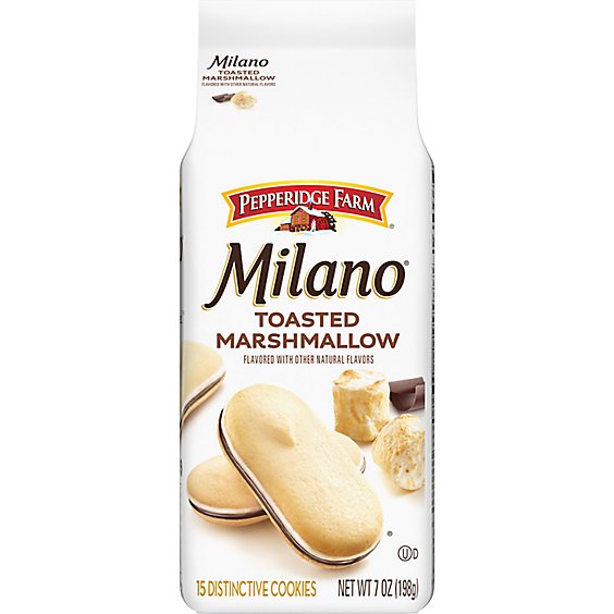 Pepperidge Farm Milano Cookies Distinctive Toasted Marshmallow - 7 Oz