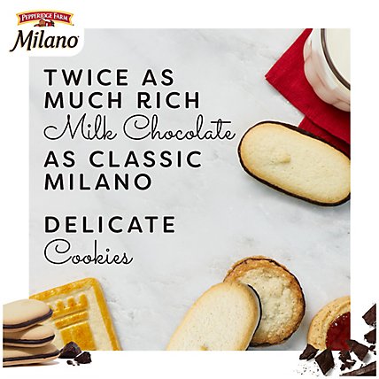 Pepperidge Farm Double Milk Chocolate Milano Cookies - 7.5 Oz - Image 3