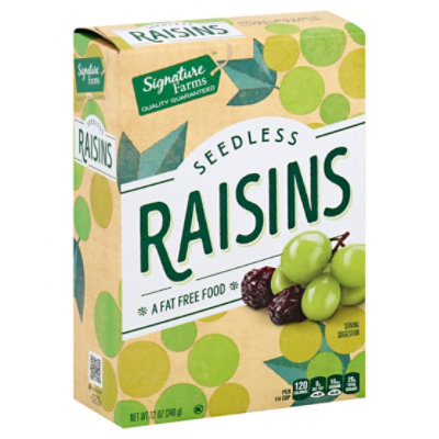 Signature Farms Raisins Seedless - 12 Oz