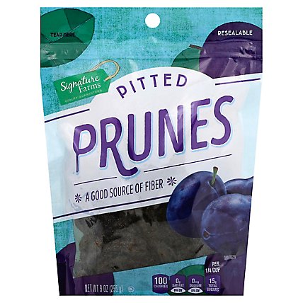 Signature Farms Prunes Dried Pitted - 9 Oz - Image 1