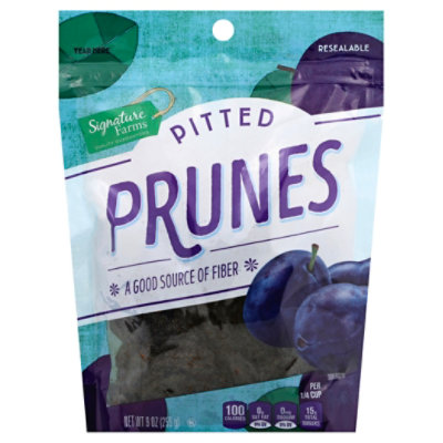 Signature Select/Farms Prunes Dried Pitted - 9 Oz