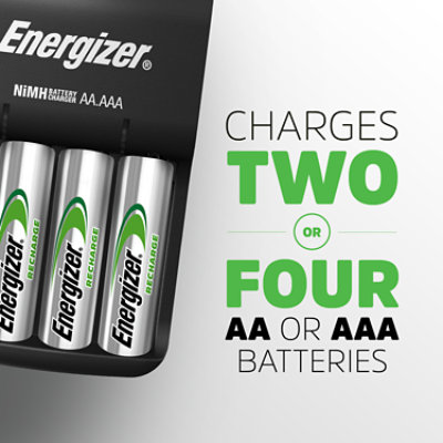 Energizer Recharge Basic Charger For NiMH Rechargeable AA And AAA Batteries - Each - Image 3