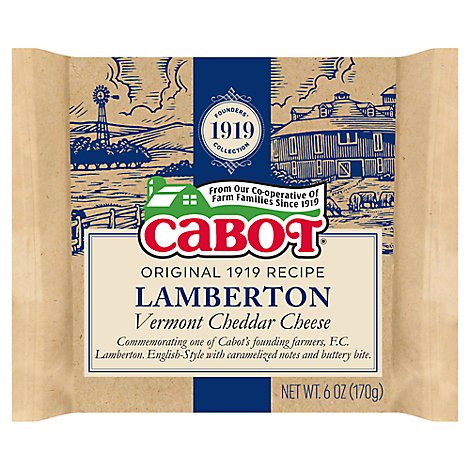 Cabot Creamery Lamberton Vermont Cheddar - 6 Oz