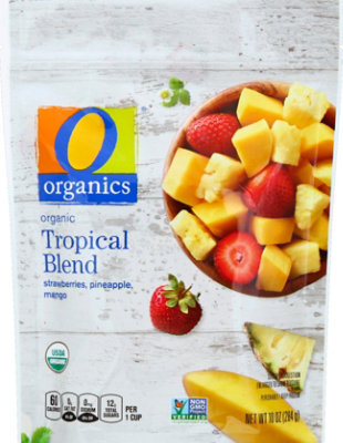 O Organics Organic Tropical Blend Strawberries Pineapple Mango - 10 Oz