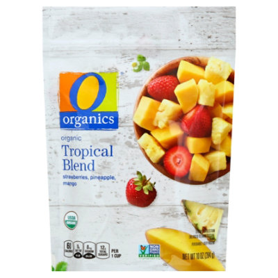 O Organics Organic Tropical Blend Strawberries Pineapple Mango - 10 Oz