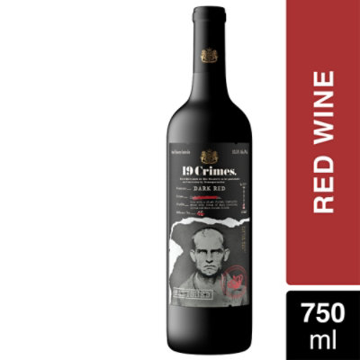 19 Crimes The Banished Red – Australischer Rotwein, Kräftiger Geschmack, Enthält Sulfite