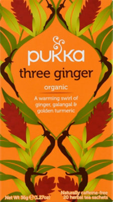Pukka Herbal Tea Organic Three Ginger - 20 Count - Image 2