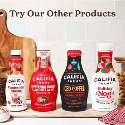 Califia Farms Peppermint Mocha Cold Brew Coffee with Almond Milk - 48 Fl. Oz. - Image 4