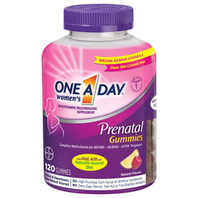 One A Day Prenatal Gummies - 120 Count - Image 3