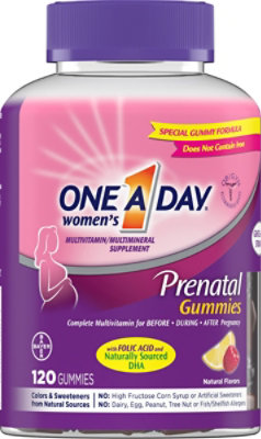 One A Day Prenatal Gummies - 120 Count - Image 2