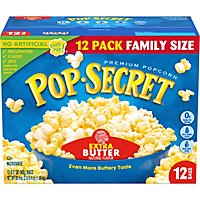 Pop Secret Premium Extra Butter Pop and Serve Bags Microwave Popcorn Mutipack - 12-3.2 Oz - Image 2