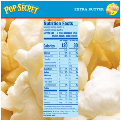 Pop Secret Extra Butter Microwave Popcorn 12 Count - 3.2 Oz - Image 4