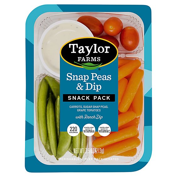 Taylor Farms Snap Happy Snack Tray - 7.5 Oz