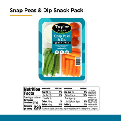 Taylor Farms Snap Happy Snack Tray - 7.5 Oz - Image 3