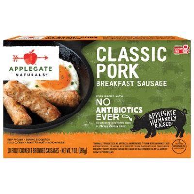 Applegate Natural Classic Pork Breakfast Sausage Frozen - 7oz - Image 3