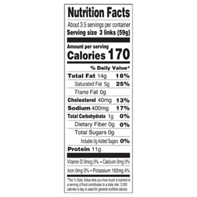 Applegate Natural Classic Pork Breakfast Sausage Frozen - 7oz - Image 3