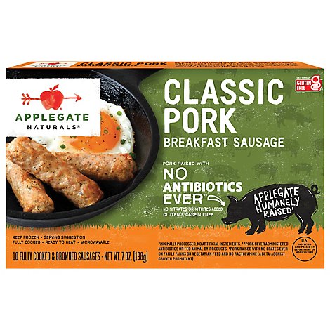 Applegate Natural Classic Pork Breakfast Sausage Frozen - 7oz