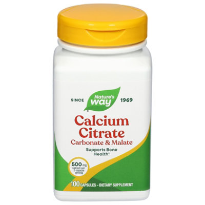 Natures Way Calcium Citrate - 100 Count - Image 1