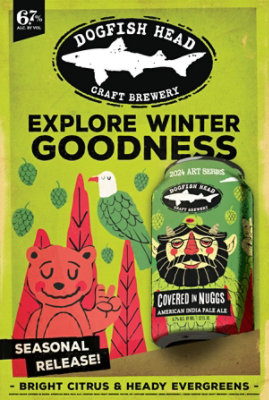 Dogfish Head Brewing Czech-Spresso Dark Lager Seasonal Beer Cans - 6-12 Fl. Oz. - Image 7