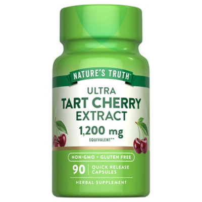 Nature's Truth Ultra Tart Cherry Extract 1200 mg - 90 Count - Image 1