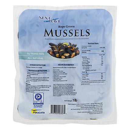 Mussels Cooked Frozen Farm Raised - Lb - Image 3