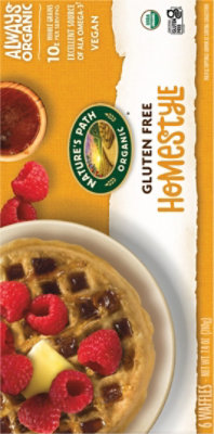 Nature's Path Organic Gluten Free Homestyle Waffles 6 Count - 7.5 Oz - Image 6