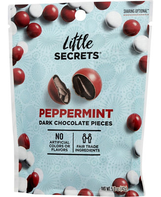 Little Secrets Chocolate Candies Premium Dark Chocolate Peppermint - 5 Oz - Image 4