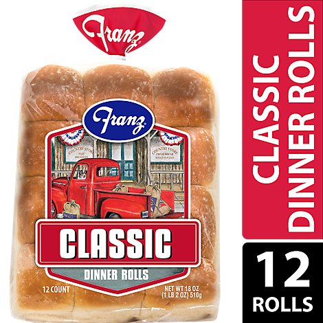 Franz Dinner Rolls Classic - 18 Oz