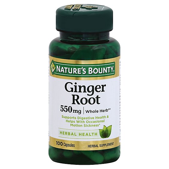 Nb Ginger Root 550mg - 100 Count