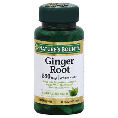 Nb Ginger Root 550mg - 100 Count