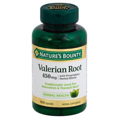 Nb Valerian Root 450 Mg Caps - 100 Count
