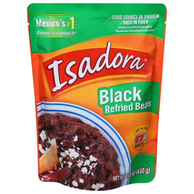 Isadora Beans Refried Black - 15.2 Oz - Image 3