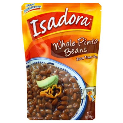 Isadora Beans Whole Pinto - 16 Oz