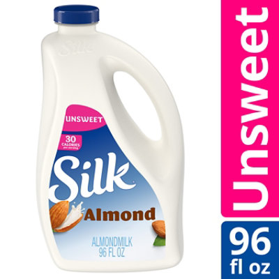 Silk Unsweetened Almond Milk - 96 Oz