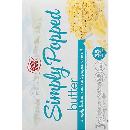 Jolly Time Microwave Popcorn Simply Popped - 3-3 Oz - Image 6