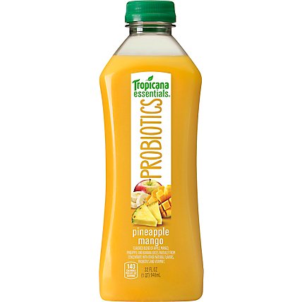 Tropicana Essentials Probiotics Pineapple Mango Chilled - 32 Fl. Oz. - Image 2