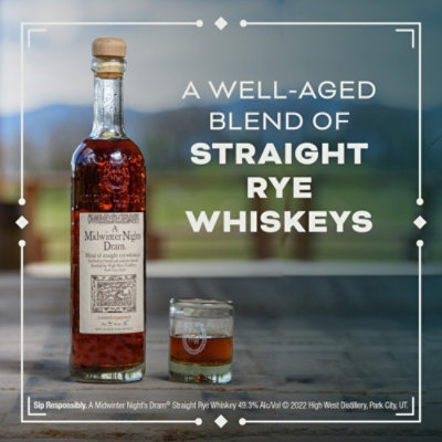 High West A Midwinter Nights Dram Whiskey 99 Proof - 750 Ml - Image 3