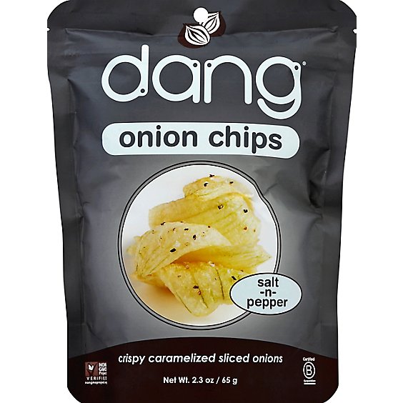 Dang Onion Chips Salt-N-Pepper - 2.3 Oz